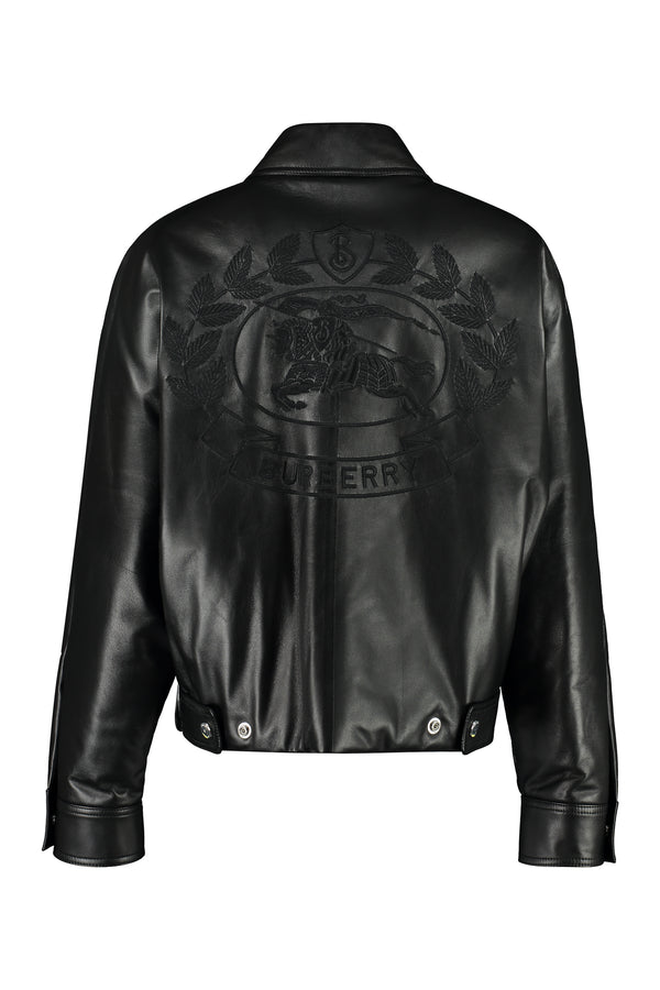 Lambskin bomber jacket-1